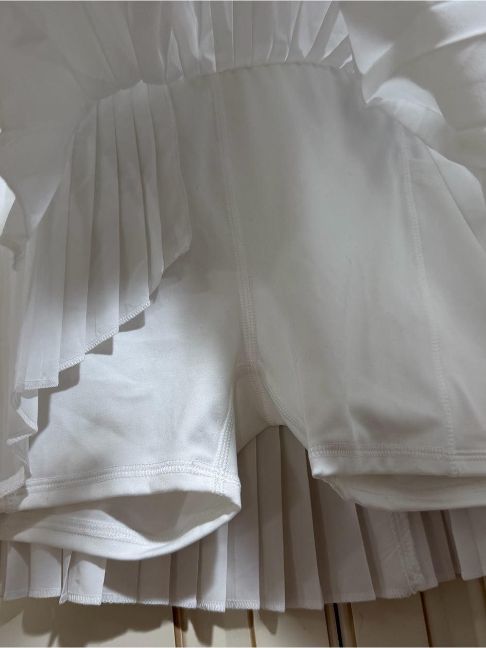 SO White Pleated Athletic Skort XS NWT High Rise Sporty - Picture 8 of 8